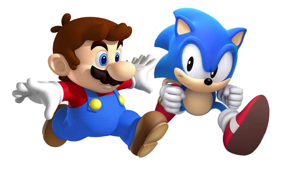 super mario vs sonic the hedgehog
