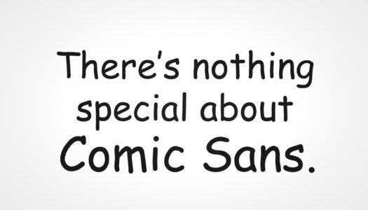 NaNoWriMo: How To Make The “Comic Sans Trick” Work With Any Font